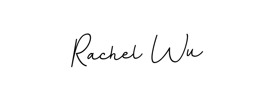 Make a beautiful signature design for name Rachel Wu. With this signature (BallpointsItalic-DORy9) style, you can create a handwritten signature for free. Rachel Wu signature style 11 images and pictures png