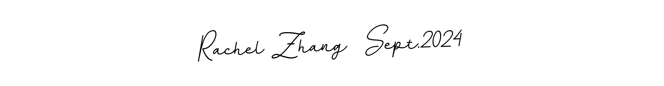 Use a signature maker to create a handwritten signature online. With this signature software, you can design (BallpointsItalic-DORy9) your own signature for name Rachel Zhang  Sept.2024. Rachel Zhang  Sept.2024 signature style 11 images and pictures png