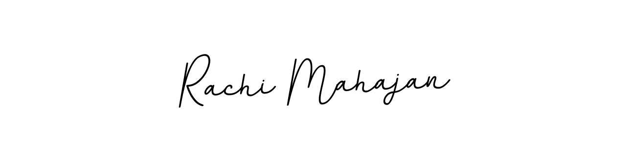 Create a beautiful signature design for name Rachi Mahajan. With this signature (BallpointsItalic-DORy9) fonts, you can make a handwritten signature for free. Rachi Mahajan signature style 11 images and pictures png