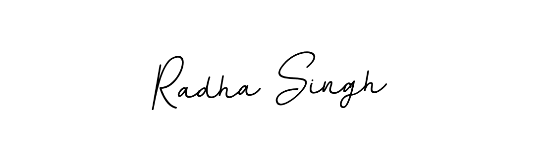 Use a signature maker to create a handwritten signature online. With this signature software, you can design (BallpointsItalic-DORy9) your own signature for name Radha Singh. Radha Singh signature style 11 images and pictures png