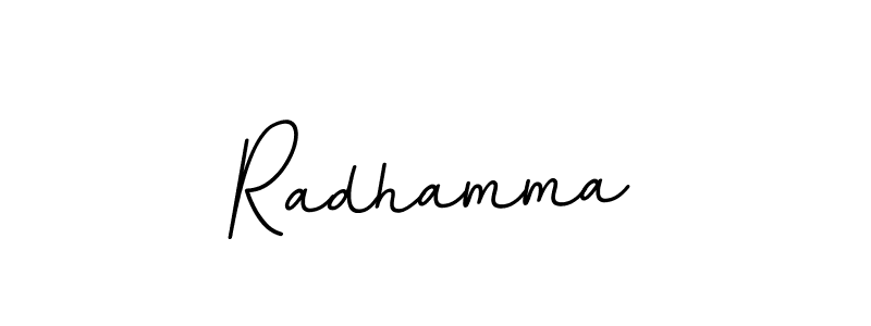 Radhamma stylish signature style. Best Handwritten Sign (BallpointsItalic-DORy9) for my name. Handwritten Signature Collection Ideas for my name Radhamma. Radhamma signature style 11 images and pictures png