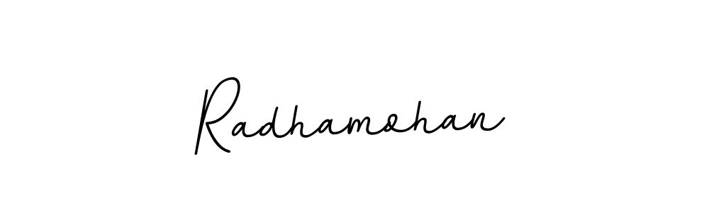 The best way (BallpointsItalic-DORy9) to make a short signature is to pick only two or three words in your name. The name Radhamohan include a total of six letters. For converting this name. Radhamohan signature style 11 images and pictures png