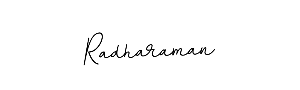 Create a beautiful signature design for name Radharaman. With this signature (BallpointsItalic-DORy9) fonts, you can make a handwritten signature for free. Radharaman signature style 11 images and pictures png