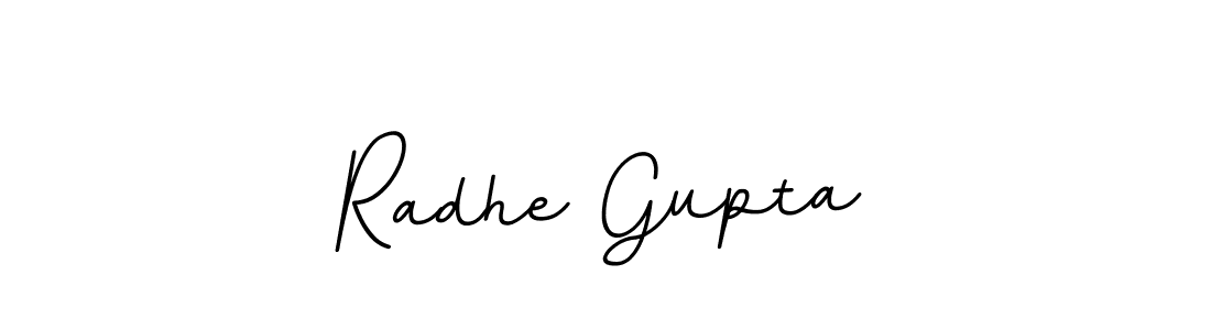 Design your own signature with our free online signature maker. With this signature software, you can create a handwritten (BallpointsItalic-DORy9) signature for name Radhe Gupta. Radhe Gupta signature style 11 images and pictures png