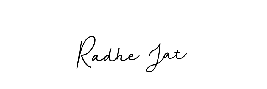 if you are searching for the best signature style for your name Radhe Jat. so please give up your signature search. here we have designed multiple signature styles  using BallpointsItalic-DORy9. Radhe Jat signature style 11 images and pictures png