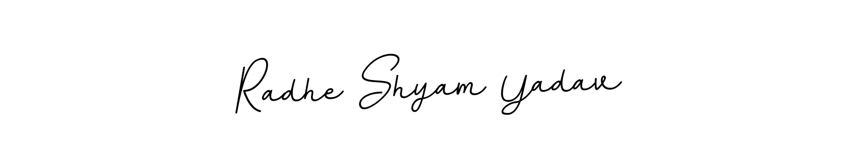 Radhe Shyam Yadav stylish signature style. Best Handwritten Sign (BallpointsItalic-DORy9) for my name. Handwritten Signature Collection Ideas for my name Radhe Shyam Yadav. Radhe Shyam Yadav signature style 11 images and pictures png