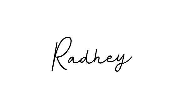 Use a signature maker to create a handwritten signature online. With this signature software, you can design (BallpointsItalic-DORy9) your own signature for name Radhey. Radhey signature style 11 images and pictures png