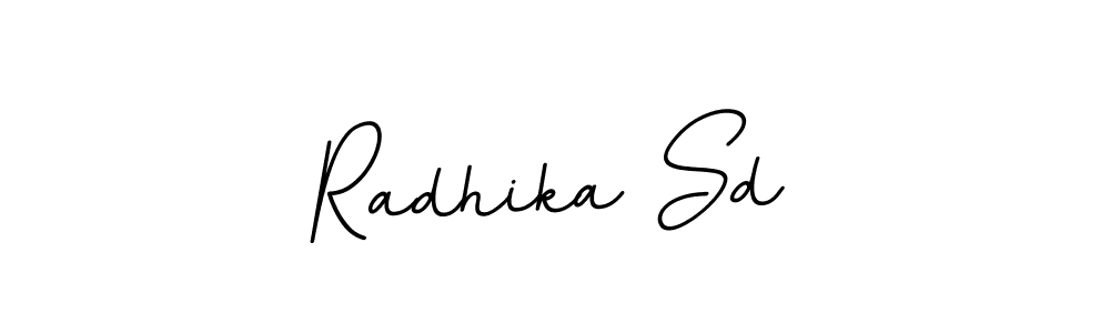 The best way (BallpointsItalic-DORy9) to make a short signature is to pick only two or three words in your name. The name Radhika Sd include a total of six letters. For converting this name. Radhika Sd signature style 11 images and pictures png