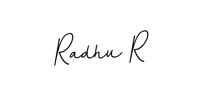 Make a beautiful signature design for name Radhu R. Use this online signature maker to create a handwritten signature for free. Radhu R signature style 11 images and pictures png