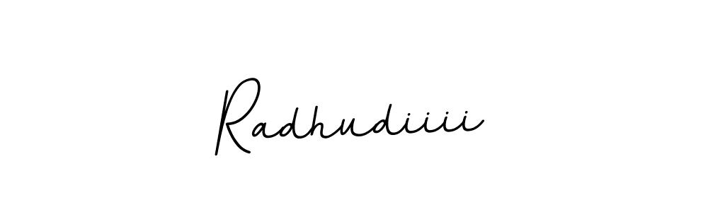How to make Radhudiiii signature? BallpointsItalic-DORy9 is a professional autograph style. Create handwritten signature for Radhudiiii name. Radhudiiii signature style 11 images and pictures png