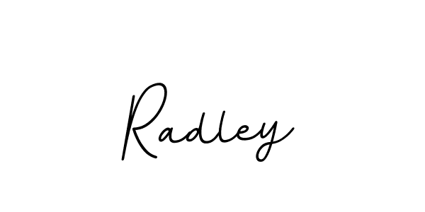 Make a beautiful signature design for name Radley. With this signature (BallpointsItalic-DORy9) style, you can create a handwritten signature for free. Radley signature style 11 images and pictures png