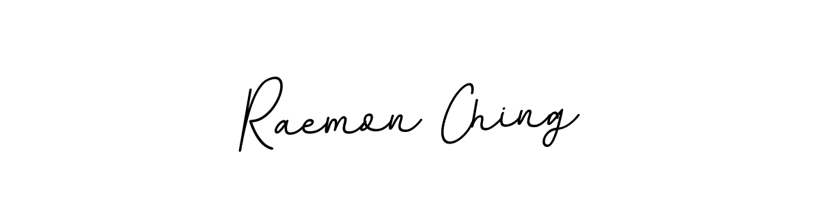 Make a beautiful signature design for name Raemon Ching. With this signature (BallpointsItalic-DORy9) style, you can create a handwritten signature for free. Raemon Ching signature style 11 images and pictures png