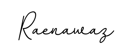 How to make Raenawaz name signature. Use BallpointsItalic-DORy9 style for creating short signs online. This is the latest handwritten sign. Raenawaz signature style 11 images and pictures png