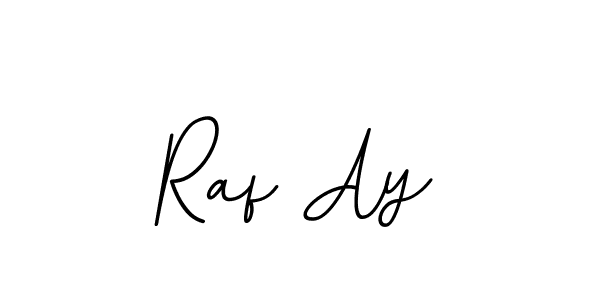 This is the best signature style for the Raf Ay name. Also you like these signature font (BallpointsItalic-DORy9). Mix name signature. Raf Ay signature style 11 images and pictures png