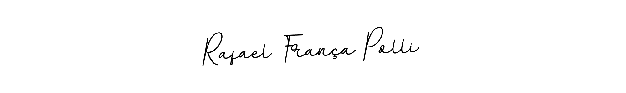 Also You can easily find your signature by using the search form. We will create Rafael França Polli name handwritten signature images for you free of cost using BallpointsItalic-DORy9 sign style. Rafael França Polli signature style 11 images and pictures png