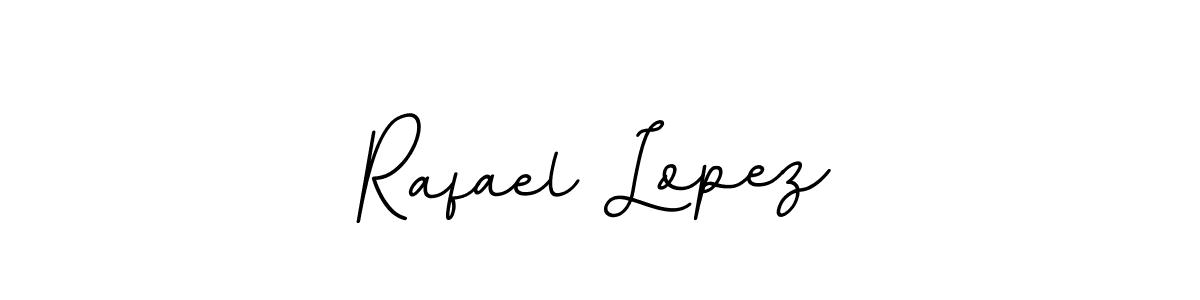 How to make Rafael Lopez name signature. Use BallpointsItalic-DORy9 style for creating short signs online. This is the latest handwritten sign. Rafael Lopez signature style 11 images and pictures png