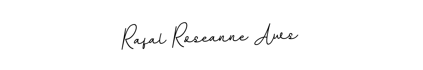 Rafal Roseanne Aws stylish signature style. Best Handwritten Sign (BallpointsItalic-DORy9) for my name. Handwritten Signature Collection Ideas for my name Rafal Roseanne Aws. Rafal Roseanne Aws signature style 11 images and pictures png