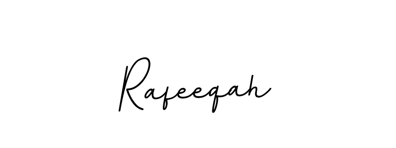 You should practise on your own different ways (BallpointsItalic-DORy9) to write your name (Rafeeqah) in signature. don't let someone else do it for you. Rafeeqah signature style 11 images and pictures png