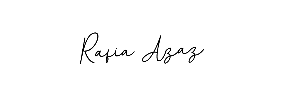 How to make Rafia Azaz name signature. Use BallpointsItalic-DORy9 style for creating short signs online. This is the latest handwritten sign. Rafia Azaz signature style 11 images and pictures png