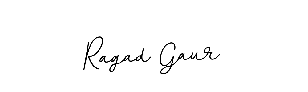 Create a beautiful signature design for name Ragad Gaur. With this signature (BallpointsItalic-DORy9) fonts, you can make a handwritten signature for free. Ragad Gaur signature style 11 images and pictures png