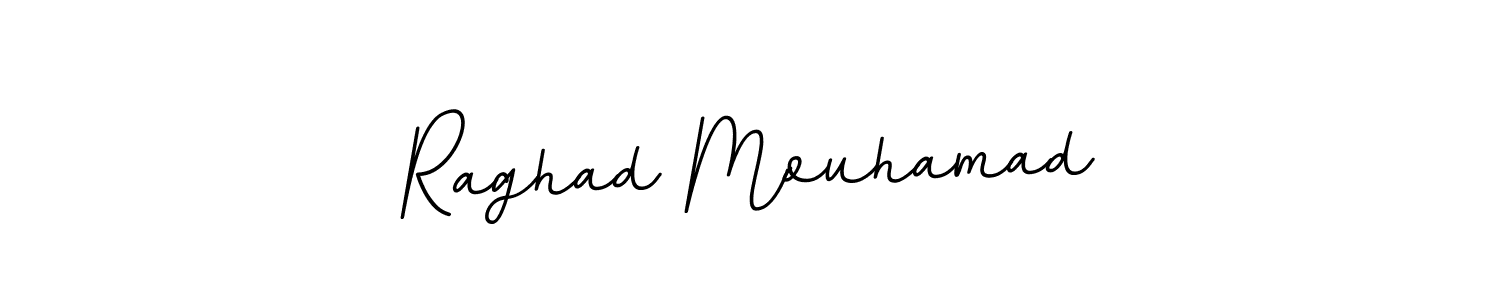 It looks lik you need a new signature style for name Raghad Mouhamad. Design unique handwritten (BallpointsItalic-DORy9) signature with our free signature maker in just a few clicks. Raghad Mouhamad signature style 11 images and pictures png