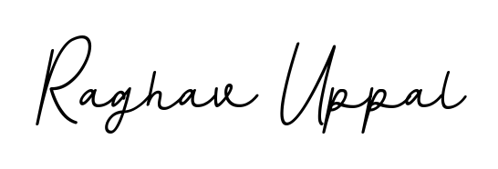 Get an exclusive digital autograph for Raghav Uppal. The BallpointsItalic-DORy9 typeface captures the charm of real penmanship on paper. Raghav Uppal signature style 11 images and pictures png