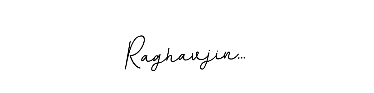 Make a beautiful signature design for name Raghavjin.... With this signature (BallpointsItalic-DORy9) style, you can create a handwritten signature for free. Raghavjin... signature style 11 images and pictures png