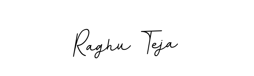How to make Raghu Teja name signature. Use BallpointsItalic-DORy9 style for creating short signs online. This is the latest handwritten sign. Raghu Teja signature style 11 images and pictures png