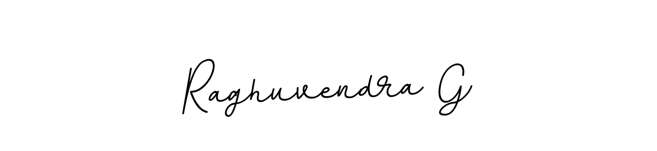 It looks lik you need a new signature style for name Raghuvendra G. Design unique handwritten (BallpointsItalic-DORy9) signature with our free signature maker in just a few clicks. Raghuvendra G signature style 11 images and pictures png