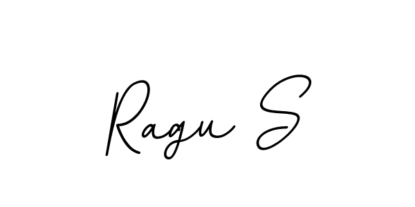 It looks lik you need a new signature style for name Ragu S. Design unique handwritten (BallpointsItalic-DORy9) signature with our free signature maker in just a few clicks. Ragu S signature style 11 images and pictures png