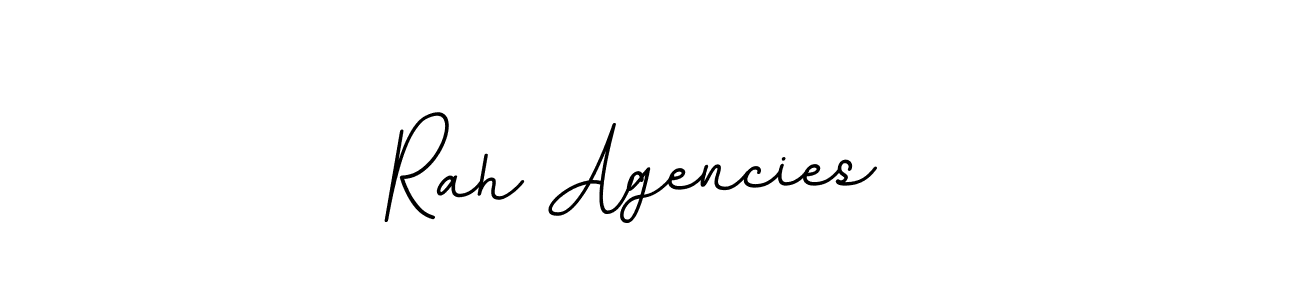 Make a beautiful signature design for name Rah Agencies . With this signature (BallpointsItalic-DORy9) style, you can create a handwritten signature for free. Rah Agencies  signature style 11 images and pictures png