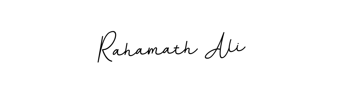 Design your own signature with our free online signature maker. With this signature software, you can create a handwritten (BallpointsItalic-DORy9) signature for name Rahamath Ali. Rahamath Ali signature style 11 images and pictures png