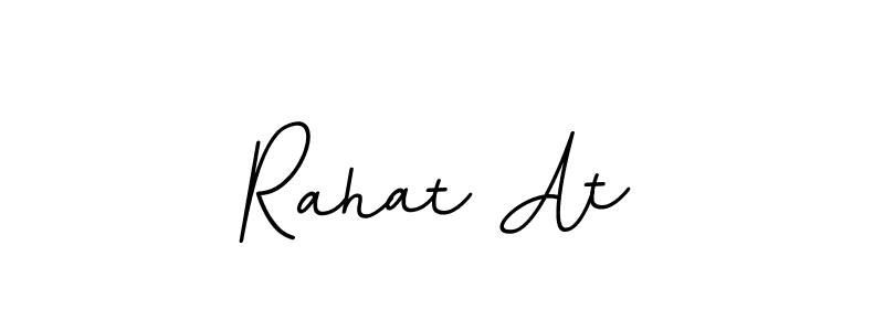 Also we have Rahat At name is the best signature style. Create professional handwritten signature collection using BallpointsItalic-DORy9 autograph style. Rahat At signature style 11 images and pictures png