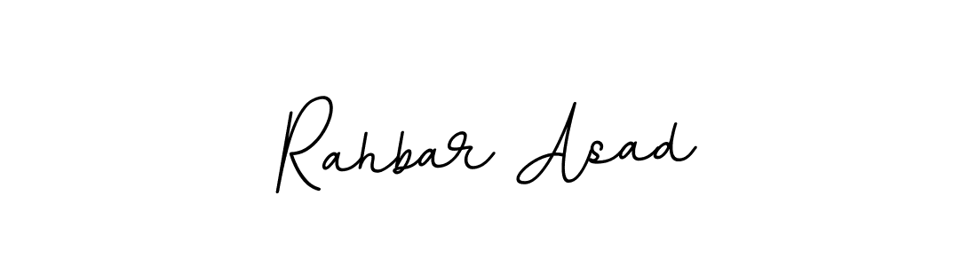 Make a beautiful signature design for name Rahbar Asad. With this signature (BallpointsItalic-DORy9) style, you can create a handwritten signature for free. Rahbar Asad signature style 11 images and pictures png