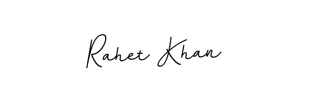 How to make Rahet Khan name signature. Use BallpointsItalic-DORy9 style for creating short signs online. This is the latest handwritten sign. Rahet Khan signature style 11 images and pictures png