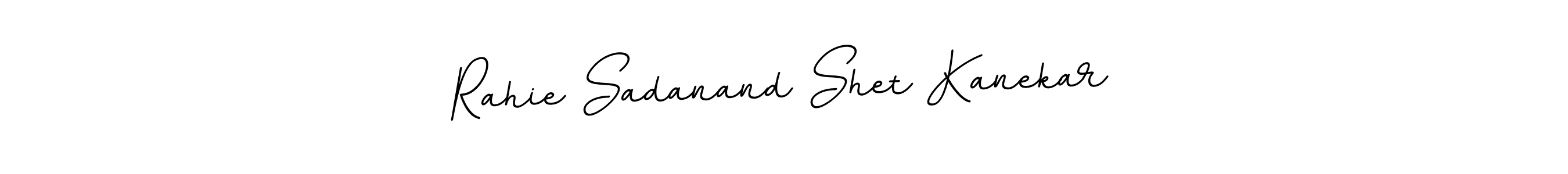 Make a beautiful signature design for name Rahie Sadanand Shet Kanekar. With this signature (BallpointsItalic-DORy9) style, you can create a handwritten signature for free. Rahie Sadanand Shet Kanekar signature style 11 images and pictures png
