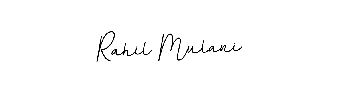 if you are searching for the best signature style for your name Rahil Mulani. so please give up your signature search. here we have designed multiple signature styles  using BallpointsItalic-DORy9. Rahil Mulani signature style 11 images and pictures png