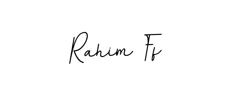 Use a signature maker to create a handwritten signature online. With this signature software, you can design (BallpointsItalic-DORy9) your own signature for name Rahim Ff. Rahim Ff signature style 11 images and pictures png