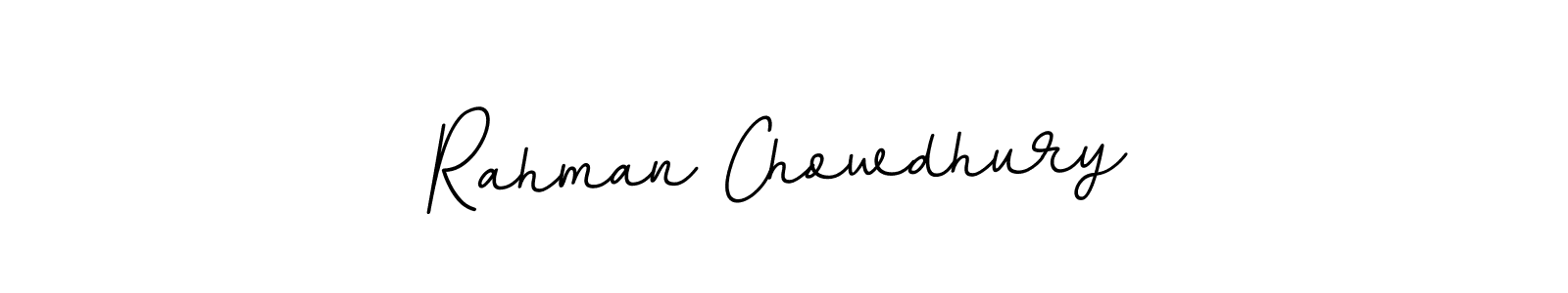 Use a signature maker to create a handwritten signature online. With this signature software, you can design (BallpointsItalic-DORy9) your own signature for name Rahman Chowdhury. Rahman Chowdhury signature style 11 images and pictures png