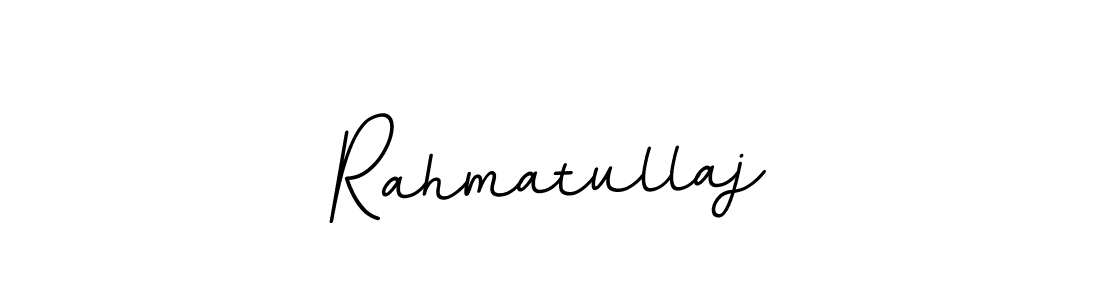 Create a beautiful signature design for name Rahmatullaj. With this signature (BallpointsItalic-DORy9) fonts, you can make a handwritten signature for free. Rahmatullaj signature style 11 images and pictures png