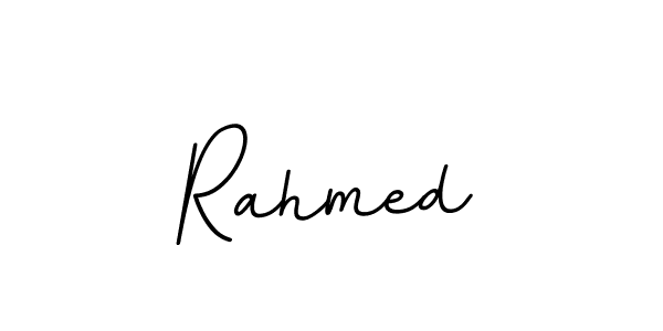 Design your own signature with our free online signature maker. With this signature software, you can create a handwritten (BallpointsItalic-DORy9) signature for name Rahmed. Rahmed signature style 11 images and pictures png