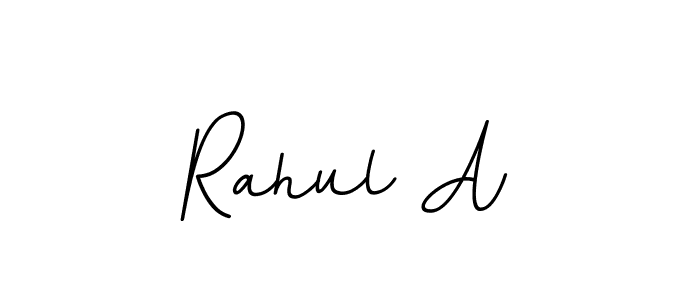 You should practise on your own different ways (BallpointsItalic-DORy9) to write your name (Rahul A) in signature. don't let someone else do it for you. Rahul A signature style 11 images and pictures png