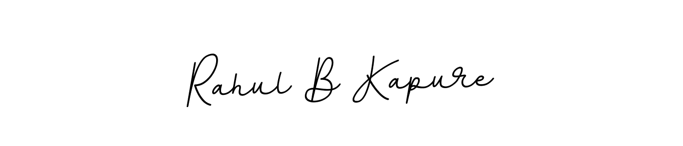 Use a signature maker to create a handwritten signature online. With this signature software, you can design (BallpointsItalic-DORy9) your own signature for name Rahul B Kapure. Rahul B Kapure signature style 11 images and pictures png