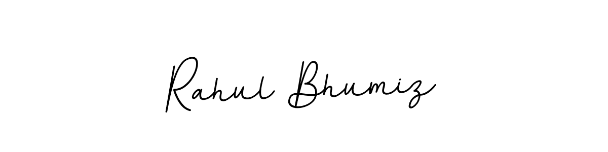 Rahul Bhumiz stylish signature style. Best Handwritten Sign (BallpointsItalic-DORy9) for my name. Handwritten Signature Collection Ideas for my name Rahul Bhumiz. Rahul Bhumiz signature style 11 images and pictures png