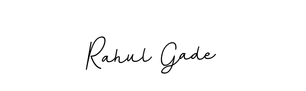 It looks lik you need a new signature style for name Rahul Gade. Design unique handwritten (BallpointsItalic-DORy9) signature with our free signature maker in just a few clicks. Rahul Gade signature style 11 images and pictures png