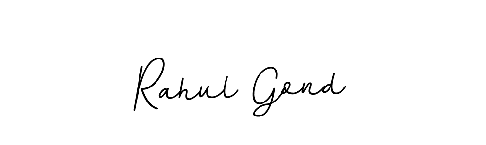 Make a beautiful signature design for name Rahul Gond. With this signature (BallpointsItalic-DORy9) style, you can create a handwritten signature for free. Rahul Gond signature style 11 images and pictures png