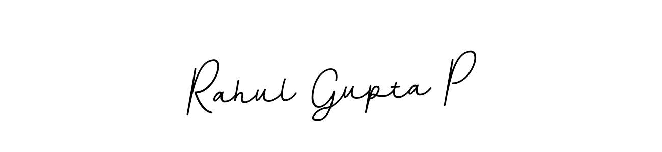 You should practise on your own different ways (BallpointsItalic-DORy9) to write your name (Rahul Gupta P) in signature. don't let someone else do it for you. Rahul Gupta P signature style 11 images and pictures png