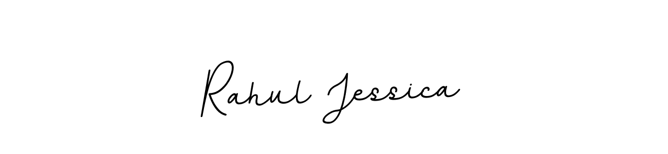 Make a beautiful signature design for name Rahul Jessica. With this signature (BallpointsItalic-DORy9) style, you can create a handwritten signature for free. Rahul Jessica signature style 11 images and pictures png