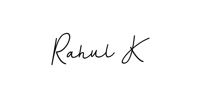 Also You can easily find your signature by using the search form. We will create Rahul K name handwritten signature images for you free of cost using BallpointsItalic-DORy9 sign style. Rahul K signature style 11 images and pictures png