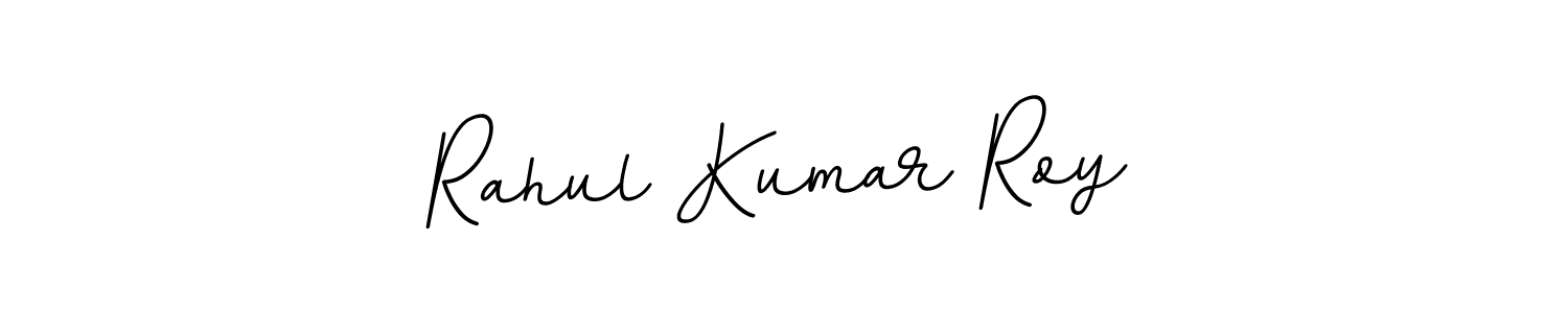 Design your own signature with our free online signature maker. With this signature software, you can create a handwritten (BallpointsItalic-DORy9) signature for name Rahul Kumar Roy. Rahul Kumar Roy signature style 11 images and pictures png